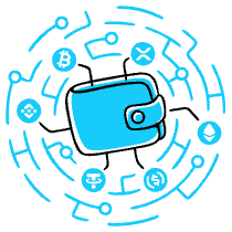Cryptowallets Illustration from Manila Set