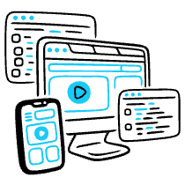 Coding A Website Illustration from Manila Set