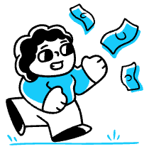 Chasing Money Illustration from Manila Set