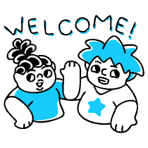 Welcome Illustration from Manila Set