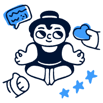 Social Media Discussion Illustration from Free illustrations Set