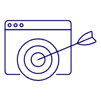 Ad Target Browser Illustration from UX Line Set