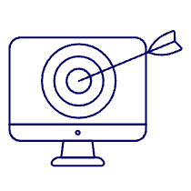 Ad Target Imac Illustration from UX Line Set
