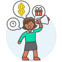 Advertise Announce 5 Illustration from UX Colors Set