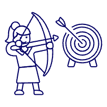 Aiming Target 4 Illustration from UX Line Set