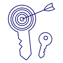 Key Target Illustration from UX Line Set