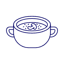 Bowl Of Soup Illustration from UX Line Set