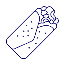 Burrito Illustration from UX Line Set