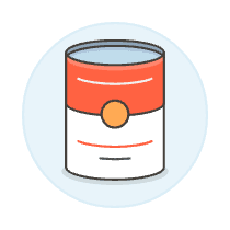 Canned Food Illustration from UX Colors Set