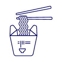 Noodles Illustration from UX Line Set