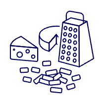 Shredded Cheese 1 Illustration from UX Line Set
