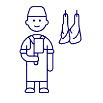 Butcher Shop 4 Illustration from UX Line Set