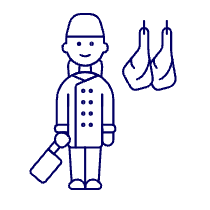 Butcher Shop 5 Illustration from UX Line Set