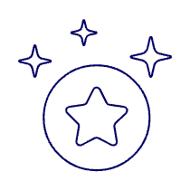 Circle Coin Sparkle Illustration from UX Line Set
