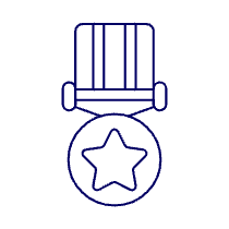 Medal Coin Star Illustration from UX Line Set
