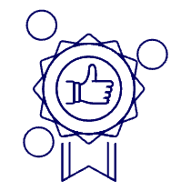 Medal Like Badge Illustration from UX Line Set