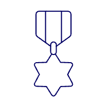 Medal Star Illustration from UX Line Set