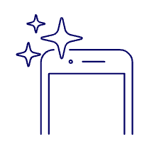 Front Camera Flash Illustration from UX Line Set
