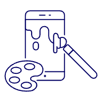 Painting App Illustration from UX Line Set