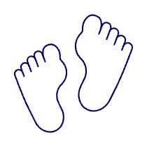 Foot 1 Illustration from UX Line Set