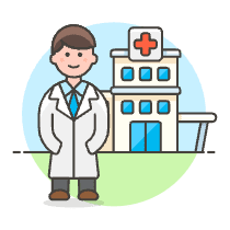 Doctor Hospital 1 Illustration from UX Colors Set