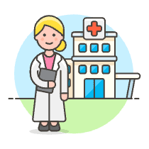 Doctor Hospital 2 Illustration from UX Colors Set