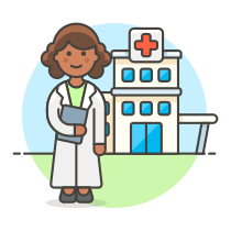 Doctor Hospital 4 Illustration from UX Colors Set