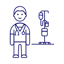 Nurse Care 1 Illustration from UX Line Set