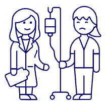 Patient Doctor 4 Illustration from UX Line Set