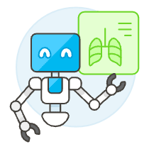 Diagnosis Robot Illustration from UX Colors Set