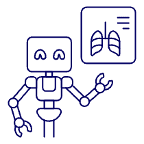 Diagnosis Robot Illustration from UX Line Set