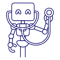 Doctor Robot Illustration from UX Line Set
