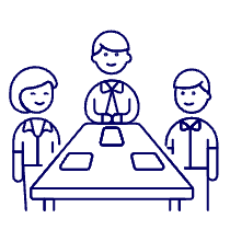 Meeting Table 1 Illustration from UX Line Set