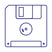 Floppy Disk 1 Illustration from UX Line Set