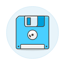 Floppy Disk 1 Illustration from UX Colors Set