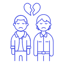Gay Breakup 4 Illustration from UX Line Set