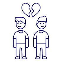 Gay Breakup 7 Illustration from UX Line Set