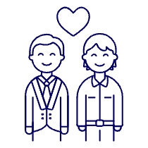 Gay Couple 1 Illustration from UX Line Set