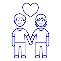 Gay Holding Hand 4 Illustration from UX Line Set