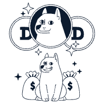Dogecoin Illustration from Miami Set