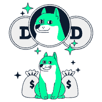Dogecoin Illustration from Miami Set