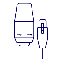 Microphone 23 Illustration from UX Line Set