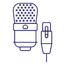 Microphone 26 Illustration from UX Line Set