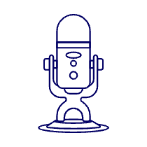 Microphone 5 Illustration from UX Line Set