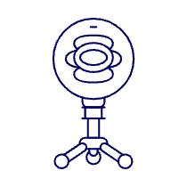 Microphone 6 Illustration from UX Line Set
