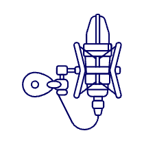 Microphone 8 Illustration from UX Line Set