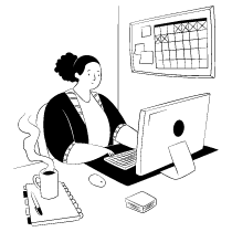 Office Working 1 illustration - Free transparent PNG, SVG. No Sign up needed.
