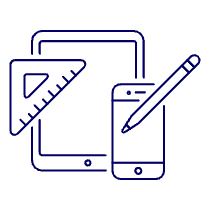 Application Development 2 Illustration from UX Line Set