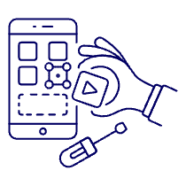 Application Development 3 1 Illustration from UX Line Set
