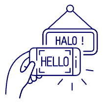 Camera Instant Translation 3 Illustration from UX Line Set